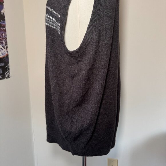 Dockers Dark Grey Patterned Sweater Vest - Picture 8 of 10
